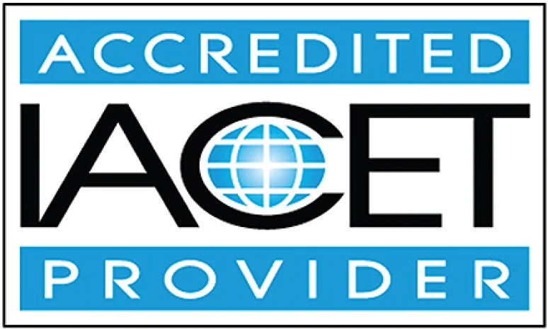 IACET accredited provider mark, as shown for ASME Learning and Development